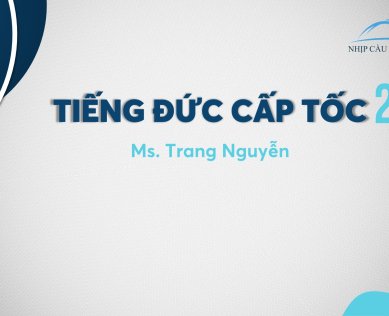 KHÓA HỌC TIẾNG ĐỨC CẤP TỐC 2 