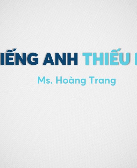 KHÓA HỌC TIẾNG Ý THIẾU NHI 2.2